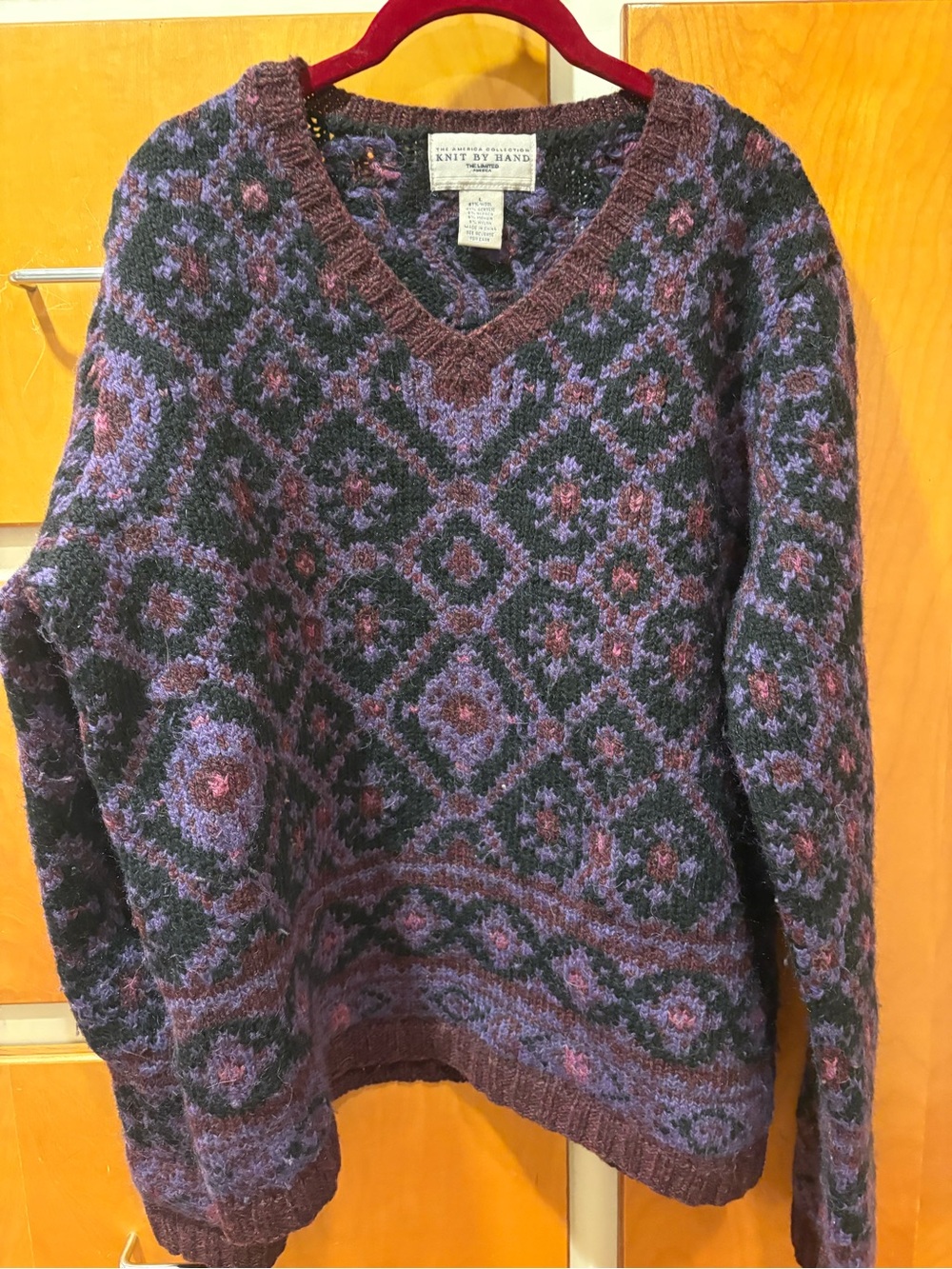 Vintage The Limited The America Collection Sweater Wool Large